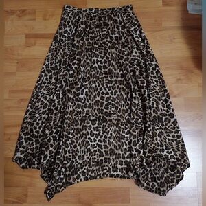 Zara Animal Print Skirt
